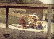 Winslow Homer To look after a child Spain oil painting artist